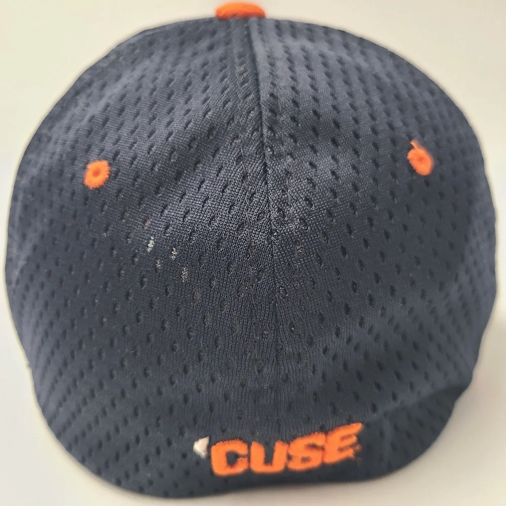 Syracuse Orange Hat Fitted M-L Jersey Mesh Zephyr Blue Orange NCAA University - Picture 7 of 11